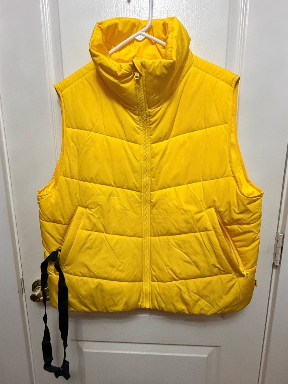 Vans Bright Yellow Quilted Puffer Vest